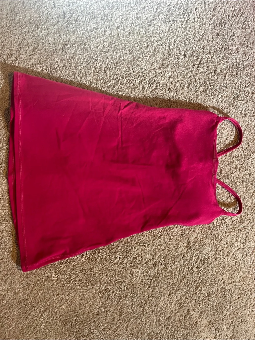 lululemon athletica Hot Pink Strappy Tank Top